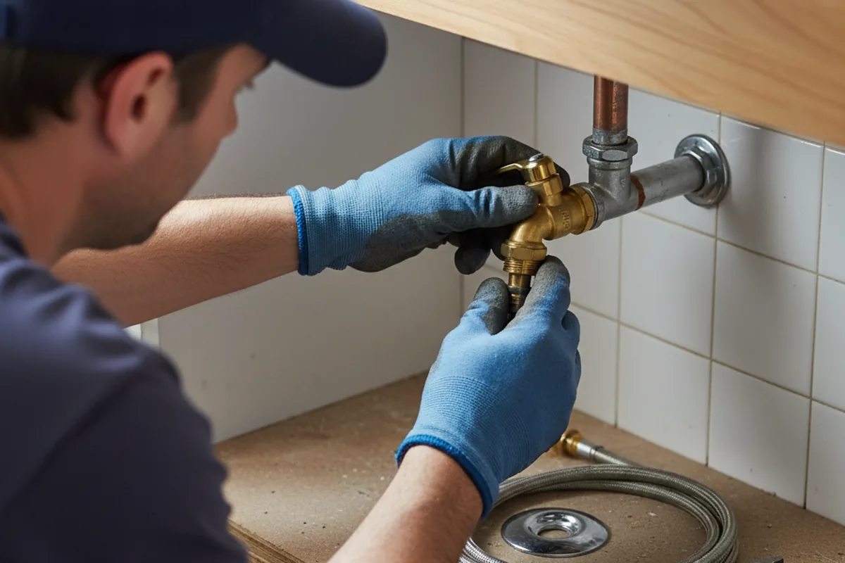 Shutoff valve and fitting work during Faucet and Fixture Repair in Montalba